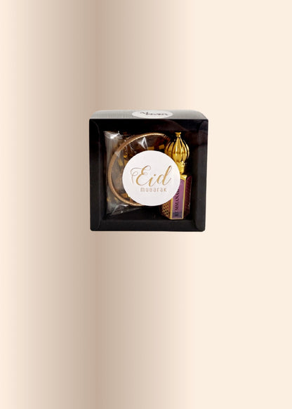 Coffret “Éclat Doré” – Musc & Bracelet jonc