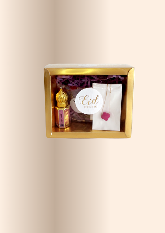 Coffret Eid “Douceur Fleurie” – Musc & Bijoux